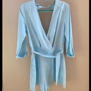 NWB with tags, light blue romper